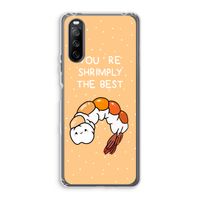 You're Shrimply The Best: Sony Xperia 10 III Transparant Hoesje - thumbnail