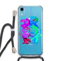 Dream: iPhone XR Transparant Hoesje met koord