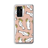 Papegaai: Huawei P40 Transparant Hoesje