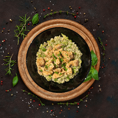 Risotto Funghi - Malse Kipfilet (High Protein) Risotto Funghi - Malse Kipfilet (High Protein)