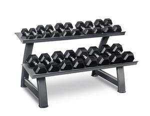 Titanium Strength TH20 | zeshoekige dumbbells | 2-20Kg + Rack