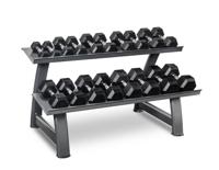 Titanium Strength TH20 | zeshoekige dumbbells | 2-20Kg + Rack - thumbnail