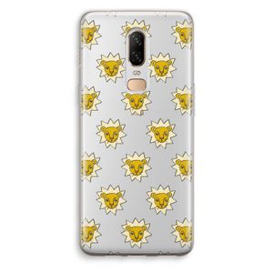 Leeuwenkoppen: OnePlus 6 Transparant Hoesje