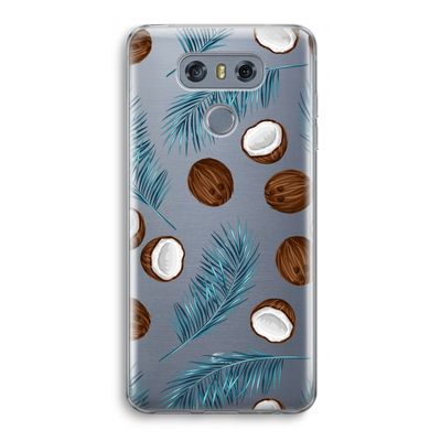 Kokosnoot roze: LG G6 Transparant Hoesje