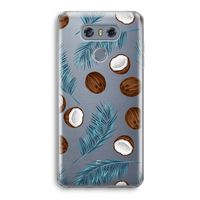 Kokosnoot roze: LG G6 Transparant Hoesje