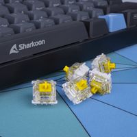 Sharkoon Gateron PRO 2.0 YELLOW Switch-Set keyboard switches 35 stuks - thumbnail