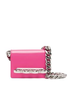 Alexander McQueen mini sac The Four Ring - Rose