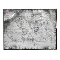 Wandspiegel Home ESPRIT Zwart Gouden Vintage 90 x 4 x 60 cm