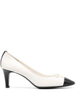 CHANEL Pre-Owned 1990s contrasting toe pumps - Blanc - thumbnail