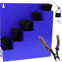 Quadrios 24CA456 24CA456 Assortiment kabelbinders 100 mm, 150 mm, 200 mm, 250 mm, 300 mm 3.6 mm Zwart 1022 onderdelen