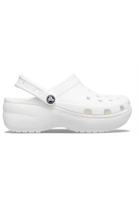 Crocs Classic Platform Clog Unisex 206750-100 Wit maat