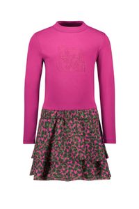 B.Nosy Meisjes jurk roze - Alix - Festival fuchsia