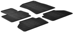 Rubbermatten passend voor BMW X3 2010- (T-Design 4-delig+montageclips) GL0357