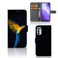 OPPO Find X3 Lite | Telefoonhoesje | Met pasjeshouder | Papegaai