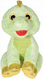 Free and Easy knuffel Dinosaurus junior 25 x 23 cm pluche groen Free and Easy knuffel Dinosaurus junior 25 x 23 cm pluche groen