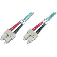 ACT 1,5 meter LSZH Multimode 50/125 OM4 glasvezel patchkabel duplex met SC connectoren