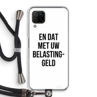Belastinggeld: Huawei P40 Lite Transparant Hoesje met koord