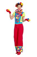 Clownskostuum Retro Dames Twirly