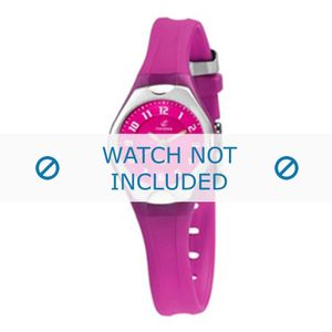 Calypso horlogeband K5163-8 Rubber Roze