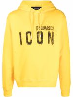 DSQUARED2 hoodie à logo Icon imprimé - Jaune - thumbnail