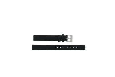 Horlogeband Skagen 271SSLB Leder Zwart 12mm