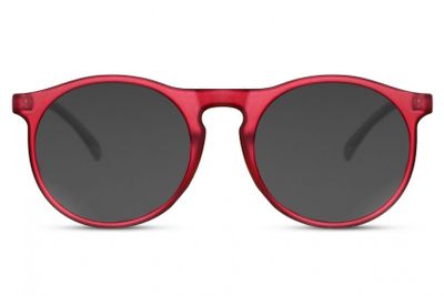 CWI zonnebril panto volledig omrand cat. 3 rood/zwart CWI zonnebril panto volledig omrand cat. 3 rood/zwart