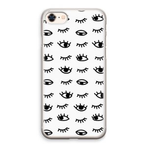 Eye pattern #2: iPhone 8 Transparant Hoesje