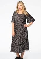 Yoek Jurk A-line MIA | Zwart | Maat 54/56