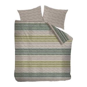 Ambiante Cozy Knit Dekbedovertrek 200 x 200/220 cm - Groen