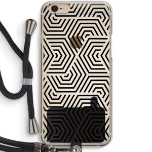Magic pattern: iPhone 6 / 6S Transparant Hoesje met koord