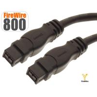 Firewire 800 1394B Cable 9 pin male to 9 pin male connector, 180cm