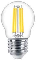 Philips LED kogel E27 3,4-40W 2700K filament helder dimbaar - LED3746