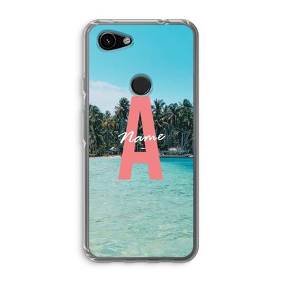Pacific Dream: Google Pixel 3a Transparant Hoesje