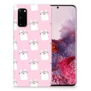 Samsung Galaxy S20 TPU Hoesje Sleeping Cats