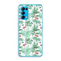 Flamingo bladeren: Oppo Find X3 Lite Transparant Hoesje