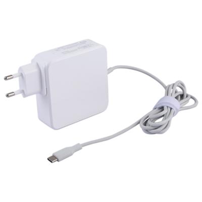 87W USB-C/type-C voedings adapter draagbare oplader met 1 8 m oplaadkabel EU-stekker (wit)