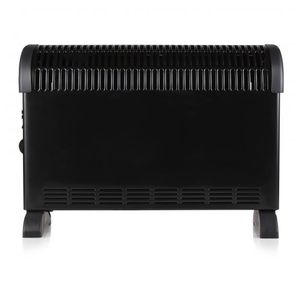 Domo DO7350CH electrische verwarming Binnen Zwart 2000 W Convector elektrisch verwarmingstoestel