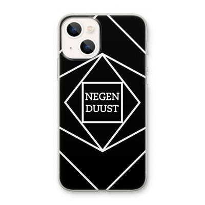 Negenduust geometrisch: iPhone 13 mini Transparant Hoesje