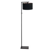 Steinhauer Vloerlamp Stang H 160 cm zwarte kap - zwart - thumbnail