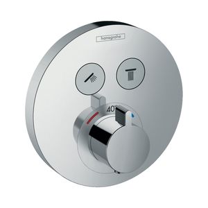 Hansgrohe Thermostaat Afbouwdeel ShowerSelect Voor 2 Functies Rond Chroom