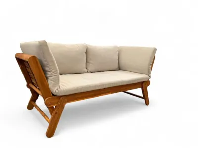 Own Living verstelbare loungebank lorient naturel