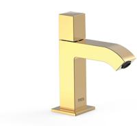 Fonteinkraan Tres Cuadro | Opbouw | Koudwater kraan | Standaard model | Vierkant | 24k Goud glans