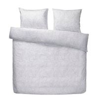 Dekbedovertrek Madeleine botanisch - wit - 240x200/220 cm