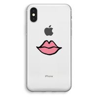 Kusje: iPhone XS Transparant Hoesje