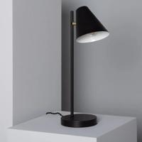 Tafellamp mat zwart E14 fitting schakelaar en stekker &apos;Colette&apos;