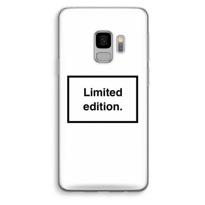 Limited edition: Samsung Galaxy S9 Transparant Hoesje