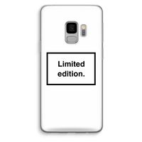 Limited edition: Samsung Galaxy S9 Transparant Hoesje