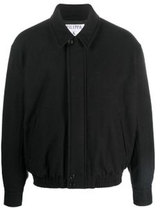 Filippa K veste bomber en laine mélangée - Noir