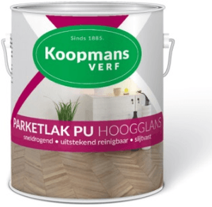 koopmans parketlak pu eiglans blank 2.5 ltr