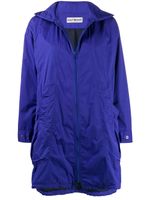 Issey Miyake Pre-Owned imperméable à capuche - Violet